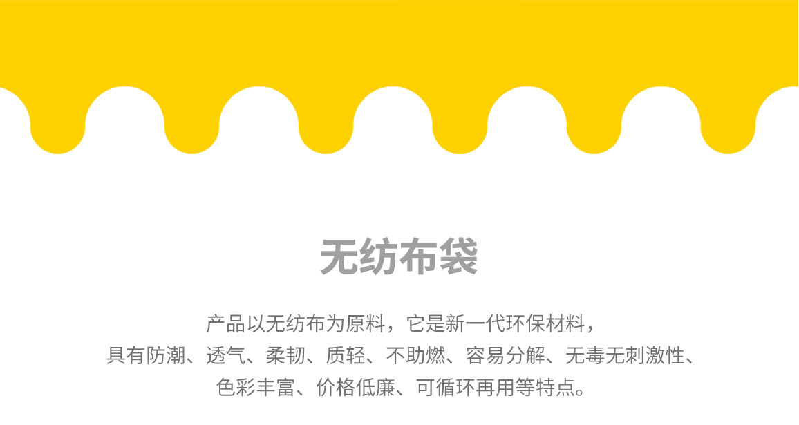黔南布依族苗族自治州无纺布袋常用类型